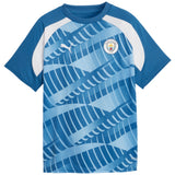 Manchester City Puma Pre Match Top - Blue - Kids - Kit Captain