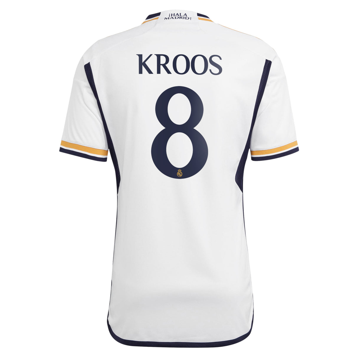 Real Madrid adidas Home Shirt 2023-24 with Kroos 8 printing - Kit Captain