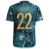 Germany Away Shirt 2023 - Kids with Brand 22 printing - Kit Captain