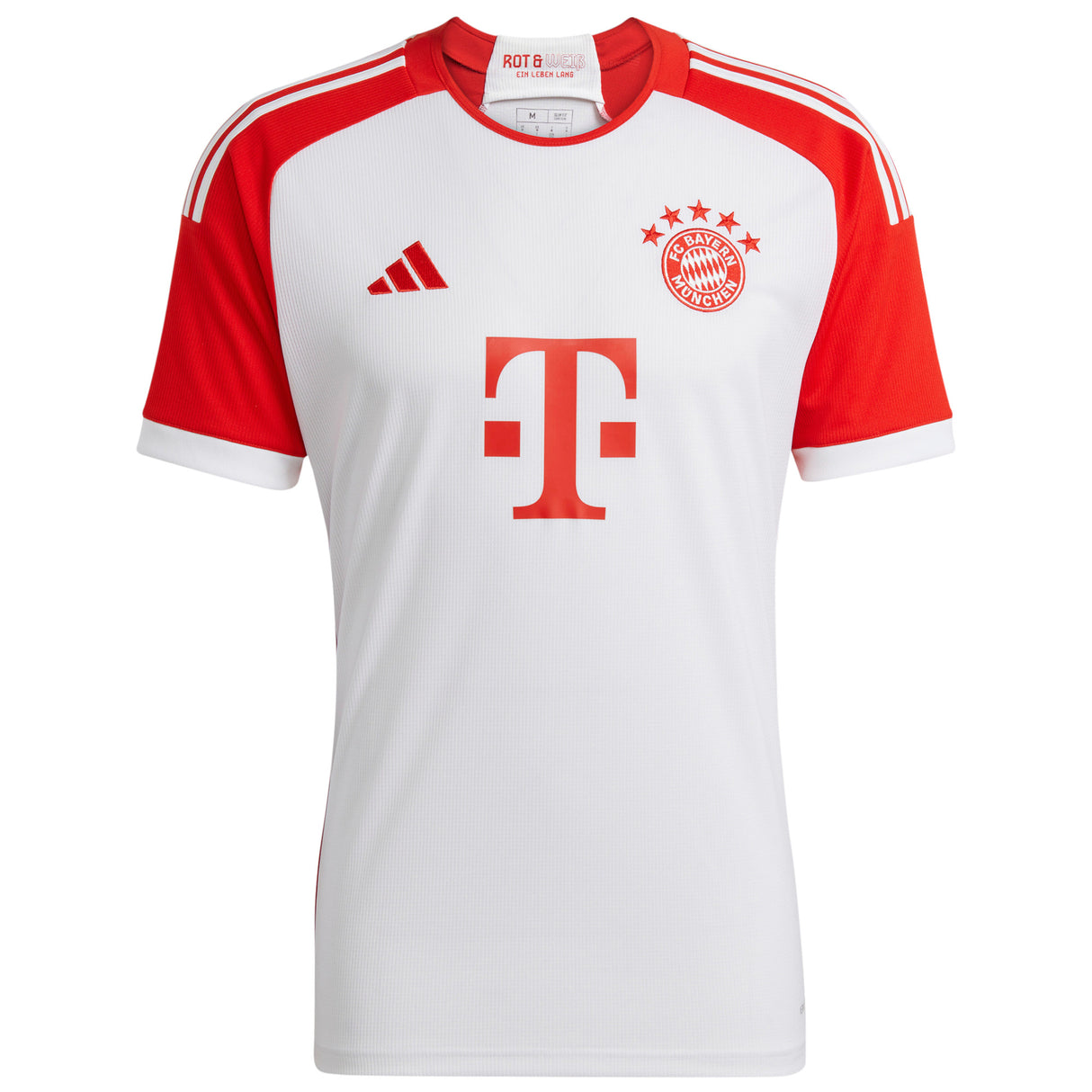 FC Bayern adidas Home Shirt 2023-24 with Sané 10 printing - Kit Captain