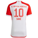 FC Bayern adidas Home Shirt 2023-24 with Sané 10 printing - Kit Captain