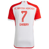 FC Bayern adidas Home Shirt 2023-24 with Gnabry 7 printing - Kit Captain