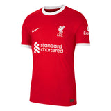 Liverpool Nike Home Dri Fit Adv Match Shirt - 2023-24 with Virgil 4 printing - Kit Captain