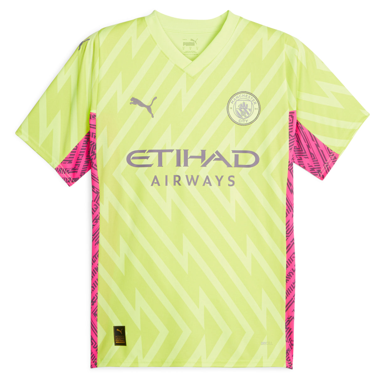 Manchester City Puma Goalkeeper Shirt 2023-24 with Ederson M. 31 printing - Kit Captain