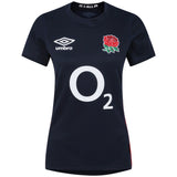 England Rugby Red Roses Alternate Replica Jersey 2023/24 -Navy - Junior - Kit Captain