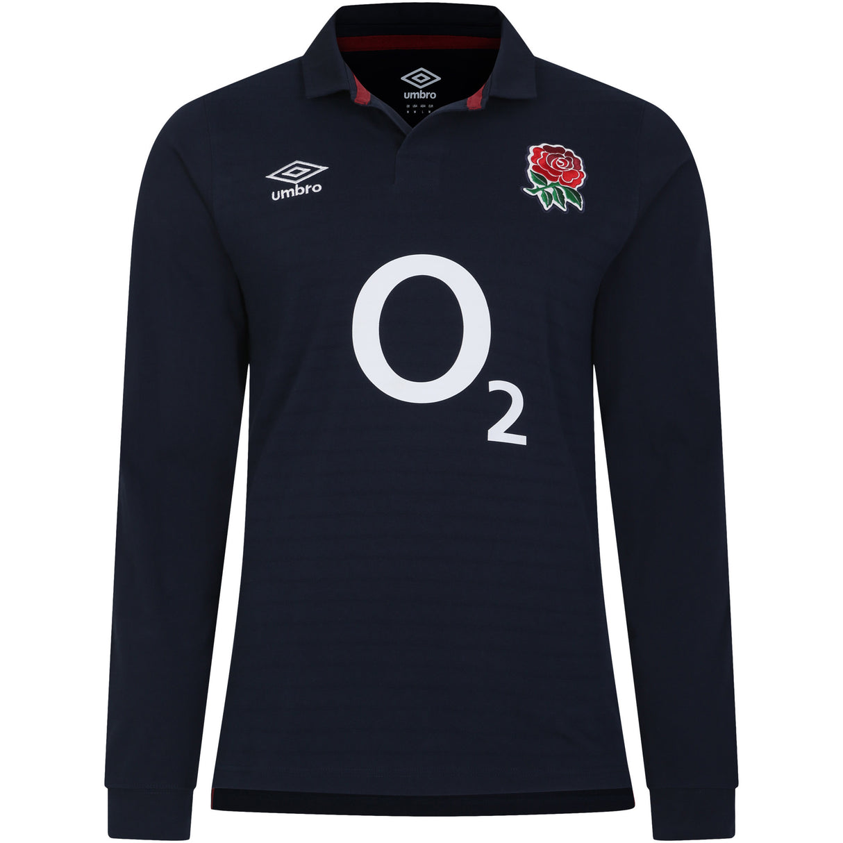 England Rugby Alternate Classic Long Sleeve Jersey 2023/24 - Navy - Junior - Kit Captain