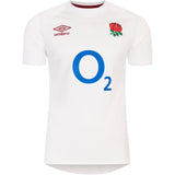 England Rugby Home Replica Jersey 2023/24 - White - Junior - Kit Captain