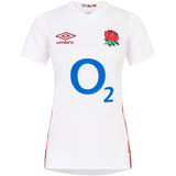 England Rugby Red Roses Home Replica Jersey 2023/24 - White - Junior - Kit Captain