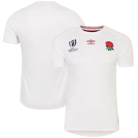 England Rugby World Cup 2023 Home Replica Pro Jersey - White - Mens - Kit Captain