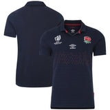 England Rugby World Cup 2023 Alternate Classic Short Sleeve Jersey - Navy - Junior - Kit Captain