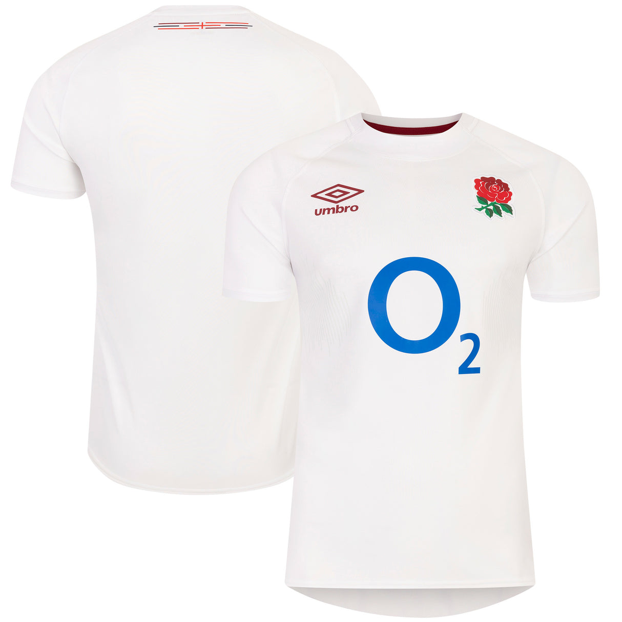 England Rugby Home Replica Jersey 2023/24 - White - Mens - Kit Captain