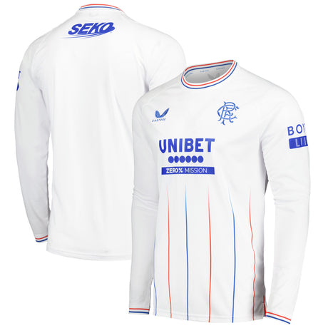 Glasgow Rangers Away Shirt 2023-24 - Long Sleeve - Kit Captain