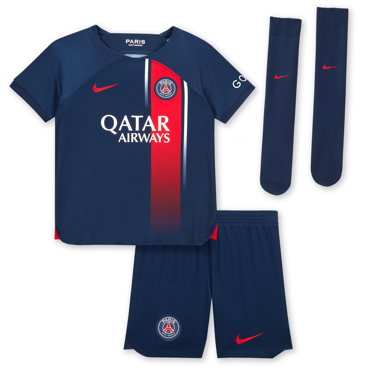 Paris Saint-Germain Nike Home Stadium Kit 2023-24 - Little Kids - Kit Captain