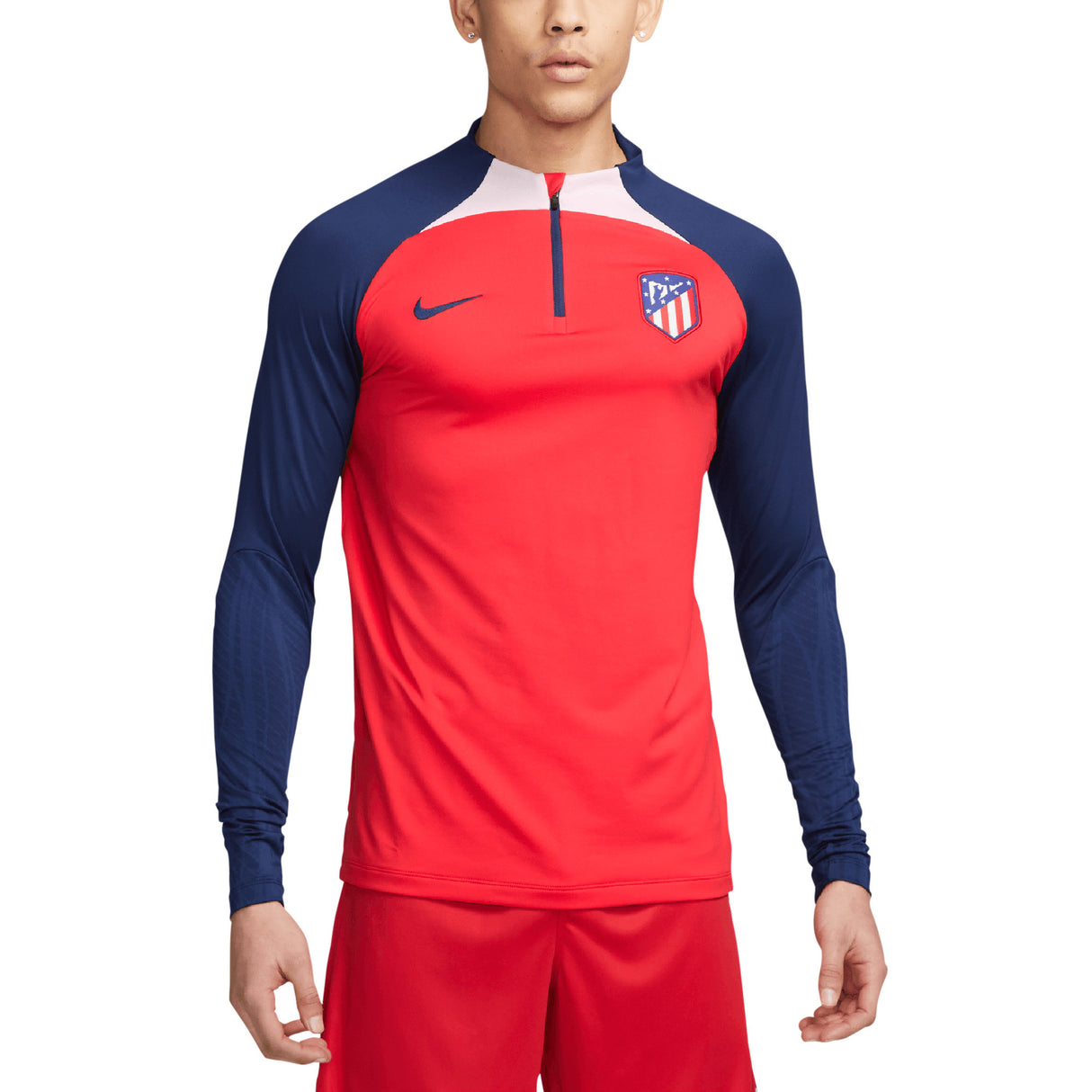 Atletico de Madrid Nike LS Strike Drill Top - Red - Kit Captain