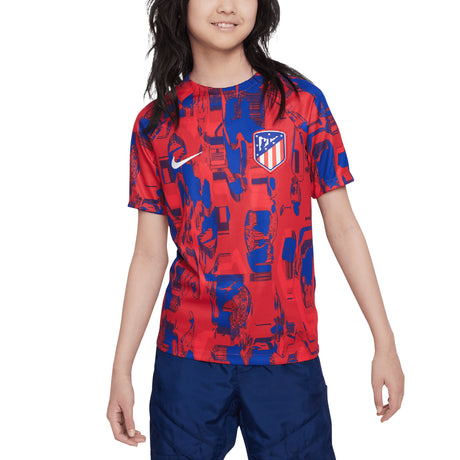 Atletico de Madrid Nike Pre Match Top - Red - Kids - Kit Captain