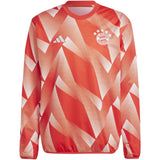 FC Bayern adidas Pre Match Warm Top - Red