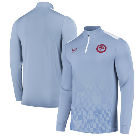 Aston Villa Castore Away Match Day Midlayer Top - White - Kit Captain