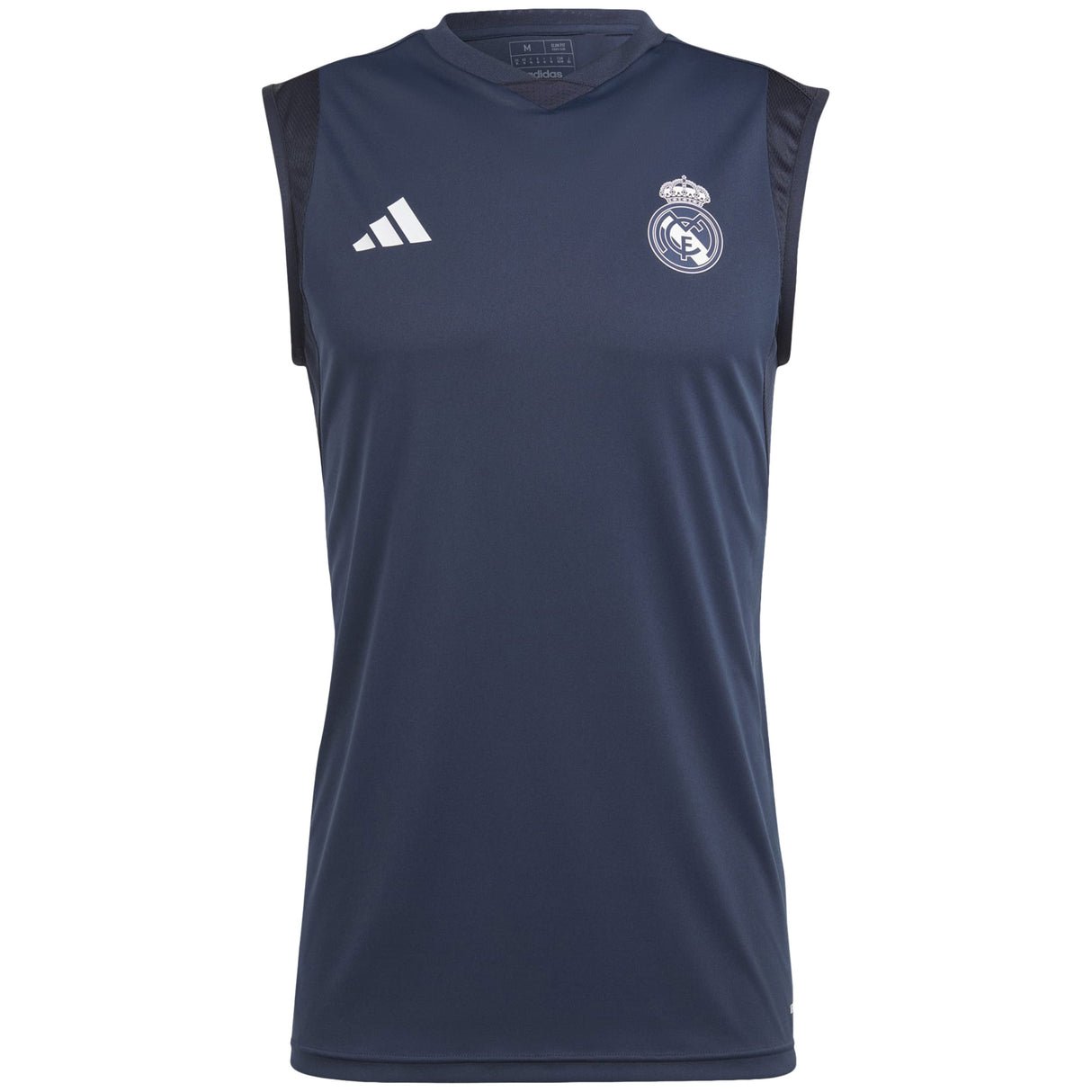 Real Madrid adidas Training Sleeveless Jersey - Dark Blue - Kit Captain