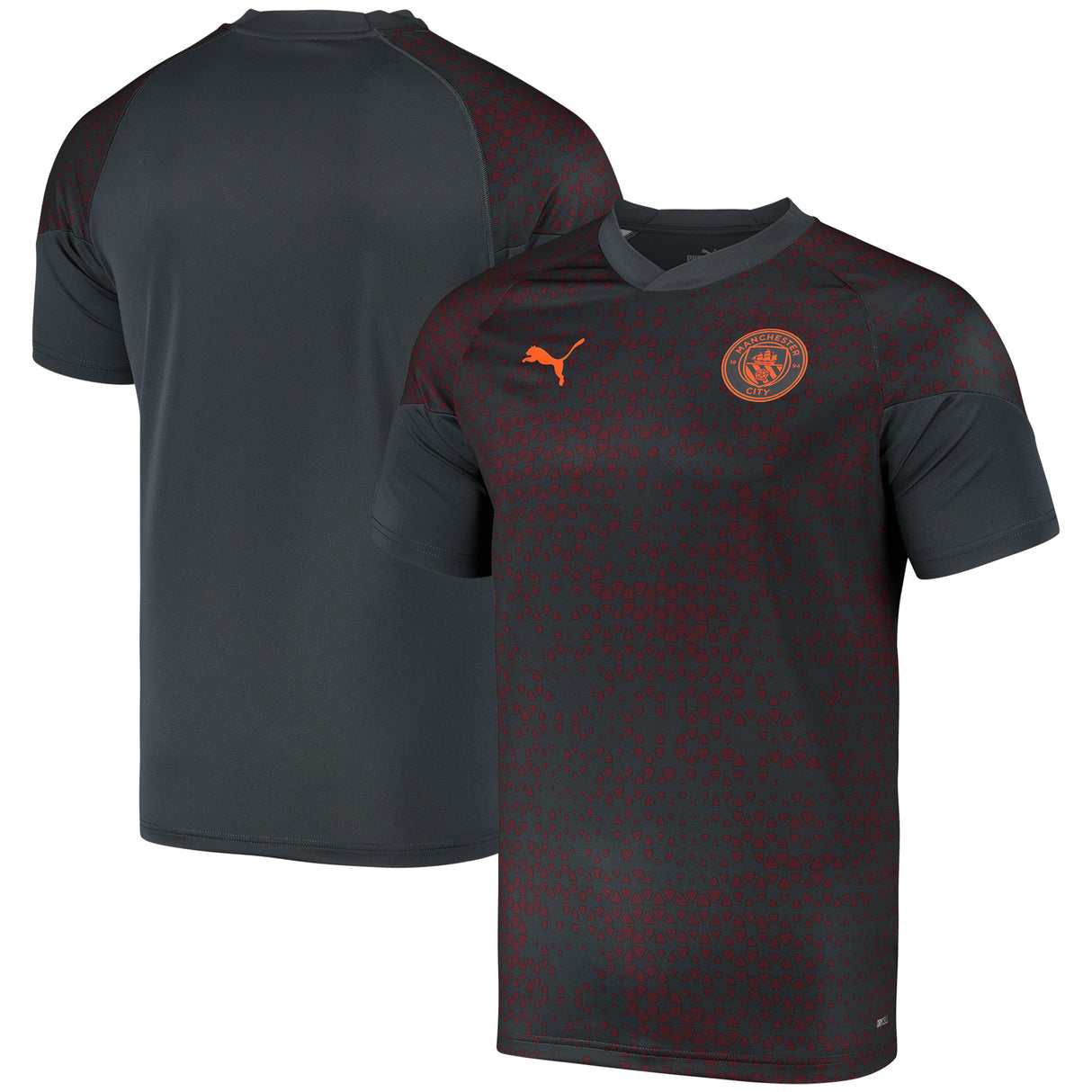 Manchester City Puma Training Jersey - Dark Grey - Kit Captain