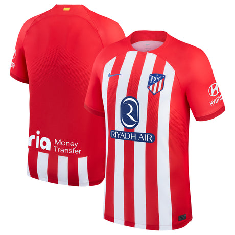 Atletico de Madrid Nike Home Stadium Shirt 2023-24 - Kit Captain