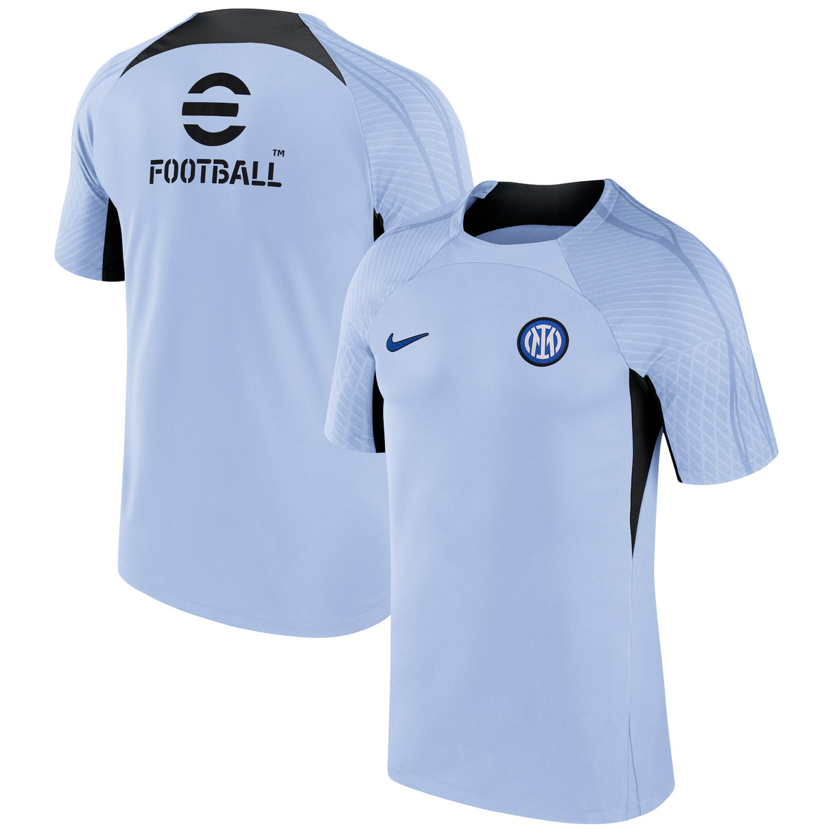 Inter Milan Nike Strike Training Top - Light Blue - Kit Captain