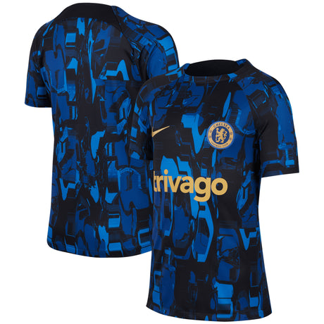 Chelsea Nike Academy Pro Pre Match Top - Blue - Kids - Kit Captain