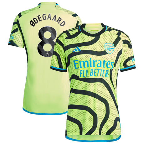 Arsenal adidas Away Shirt 2023-24 with í˜degaard 8 printing - Kit Captain