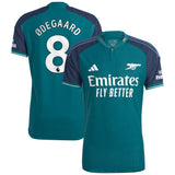 Arsenal adidas Third Authentic Shirt 2023-24 with í˜degaard 8 printing - Kit Captain