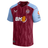 Aston Villa Castore Home Shirt 2023-24 with Kamara 44 printing - Kit Captain