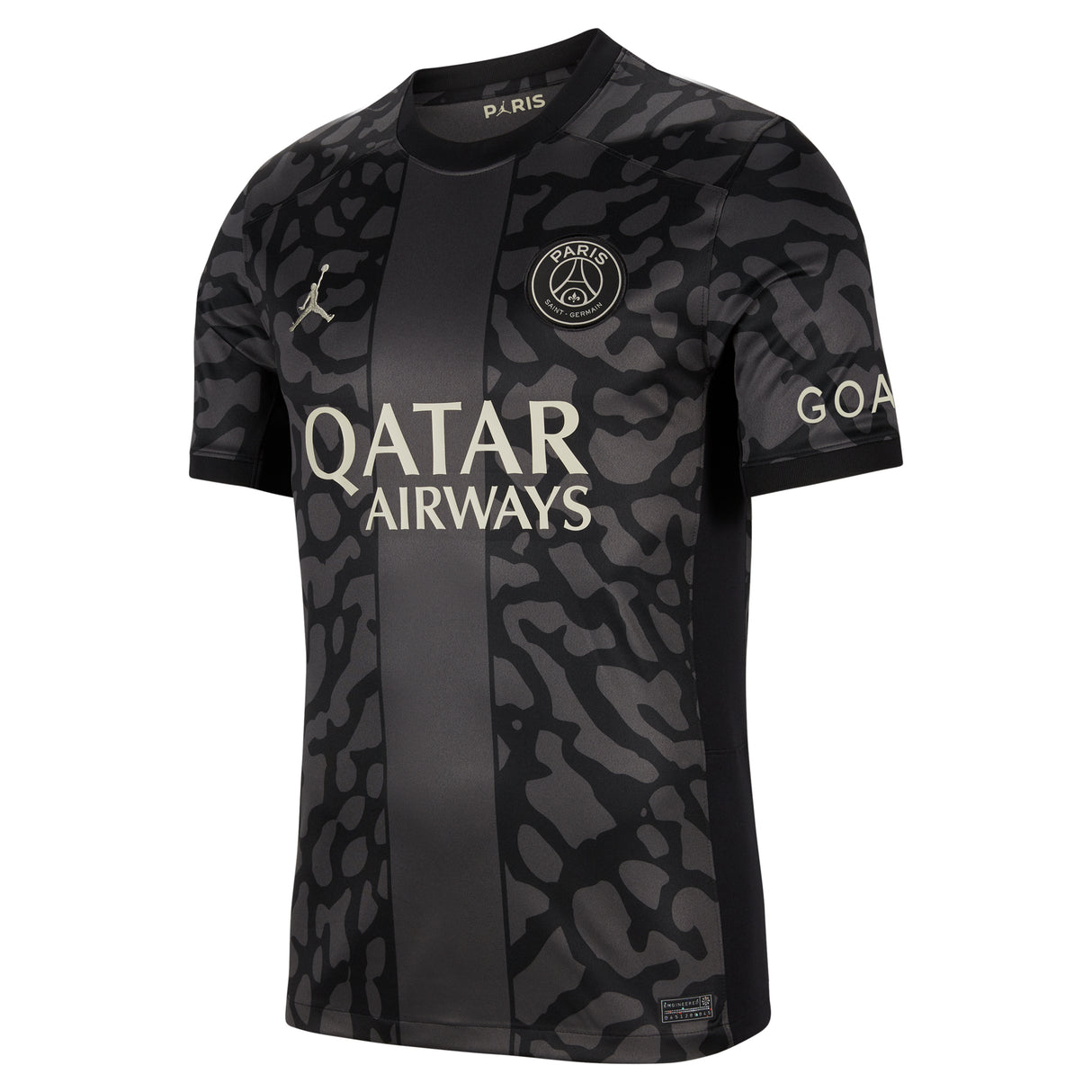 PSG x Jordan Third Stadium Shirt 2023-24 with Kimpembe 3 printing - Kit Captain