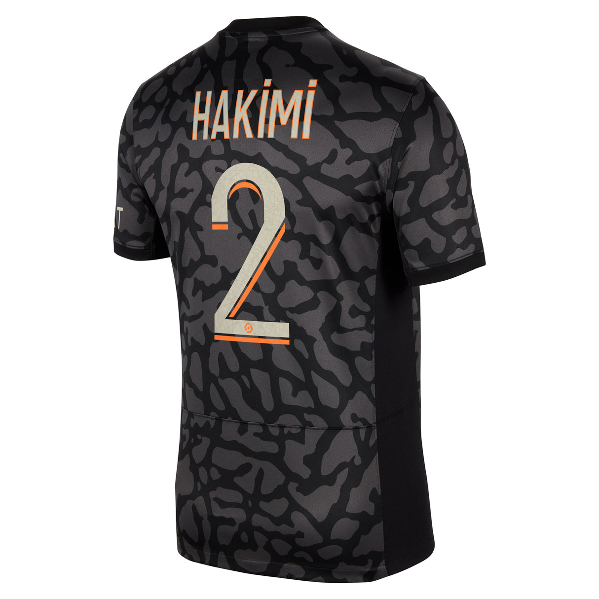 PSG x Jordan Third Stadium Shirt 2023-24 with Hakimi 2 printing - Kit Captain