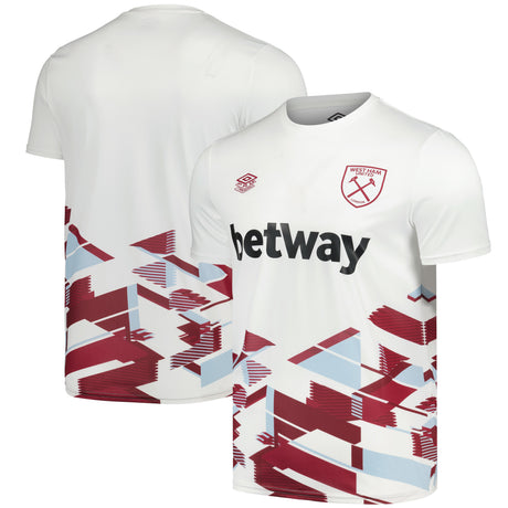 West Ham United Umbro Away Pre-Match Jersey - Kit Captain