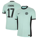 Chelsea Third Vapor Match Shirt 2023-24 with J.Fleming 17 printing - Kit Captain