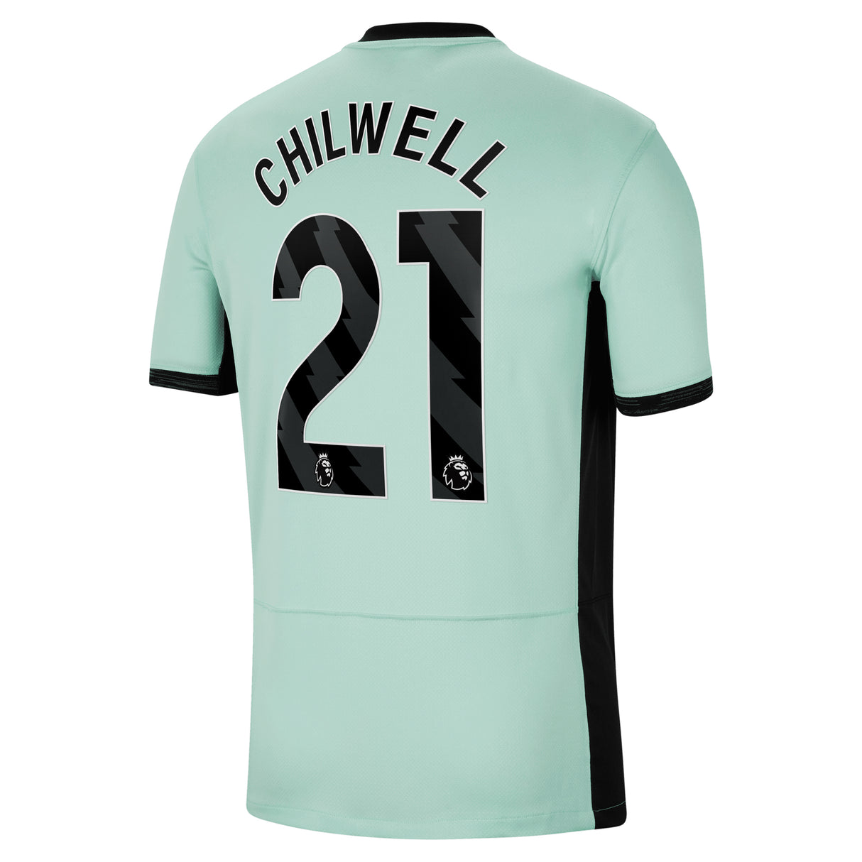 Chelsea Third Stadium Shirt 2023-24 with Chilwell 21 printing - Kit Captain