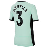 Chelsea Third Stadium Shirt 2023-24 - Kids with Cucurella 3 printing - Kit Captain