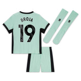 Chelsea Third Stadium Kit 2023-24 - Little Kids with Broja 19 printing - Kit Captain