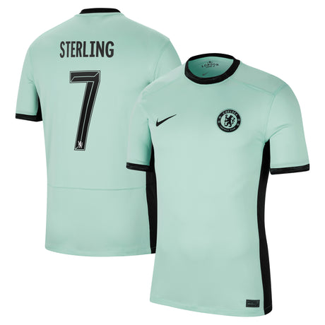 Chelsea Cup Third Stadium Shirt 2023-24 with Sterling 7 printing - Kit Captain