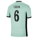 Chelsea Cup Third Stadium Shirt 2023-24 with T. Silva 6 printing - Kit Captain