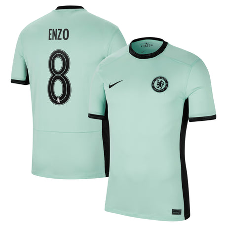 Chelsea Cup Third Stadium Shirt 2023-24 with Enzo 8 printing - Kit Captain