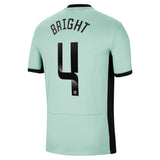 Chelsea WSL Third Stadium Shirt 2023-24 with Bright 4 printing - Kit Captain