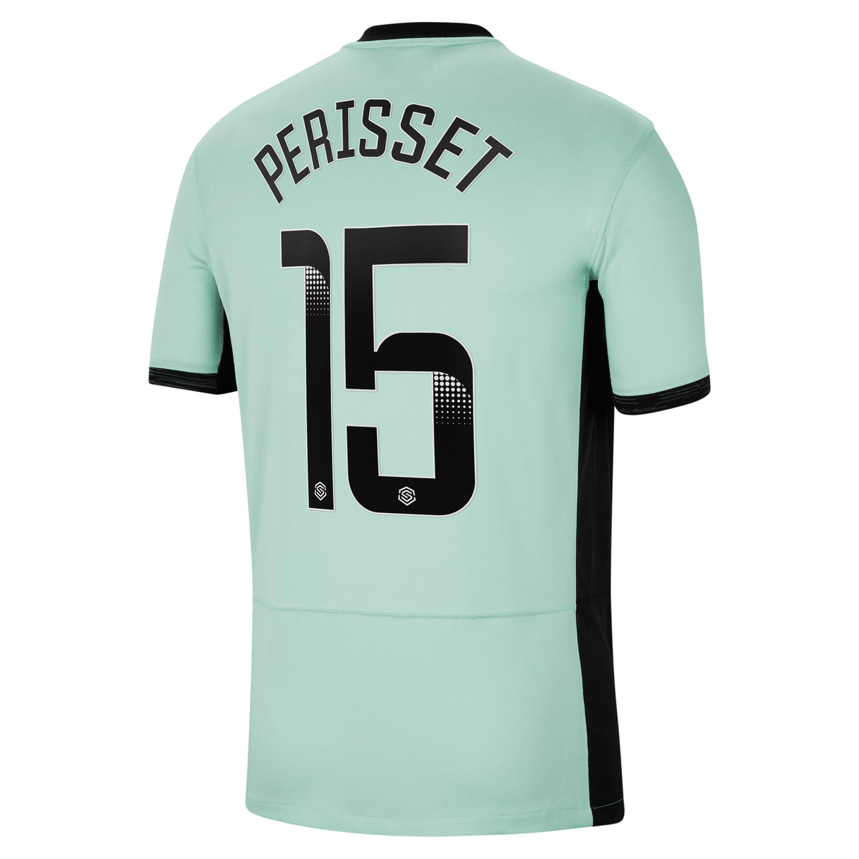 Chelsea WSL Third Stadium Shirt 2023-24 with Perisset 15 printing - Kit Captain