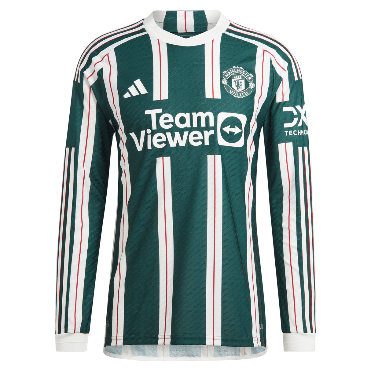 Manchester United EPL adidas Away Authentic Shirt 2023-24 - Long Sleeve with R. Varane 19 printing