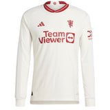 Manchester United EPL adidas Third Authentic Shirt 2023-24 - Long Sleeve with R. Varane 19 printing - Kit Captain