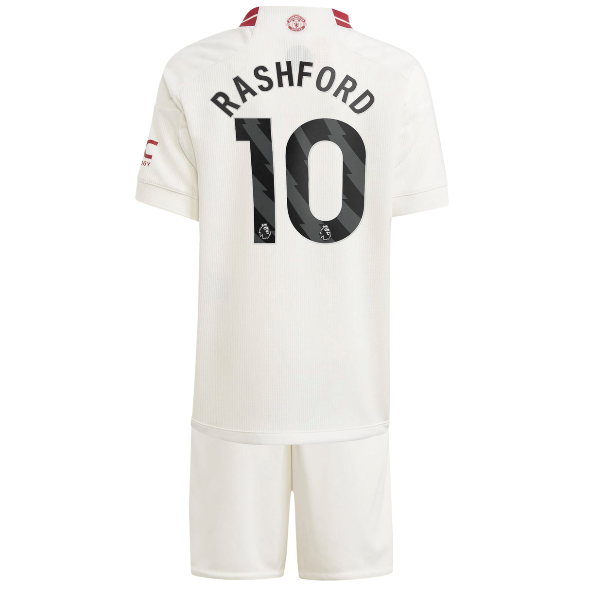 Manchester United EPL adidas Third Minikit 2023-24 with Rashford 10 printing - Kit Captain