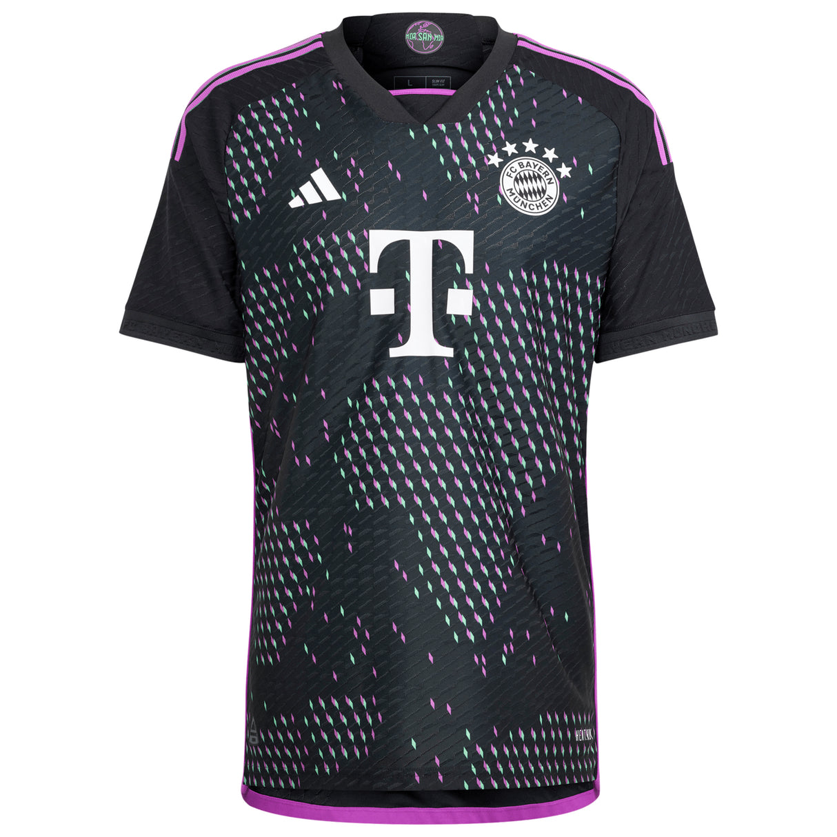 FC Bayern adidas Away Authentic Shirt 2023-24 with Coman 11 printing - Kit Captain