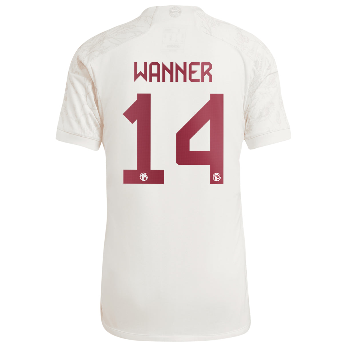 FC Bayern adidas Third Shirt 2023-24 with Wanner 14 printing - Kit Captain