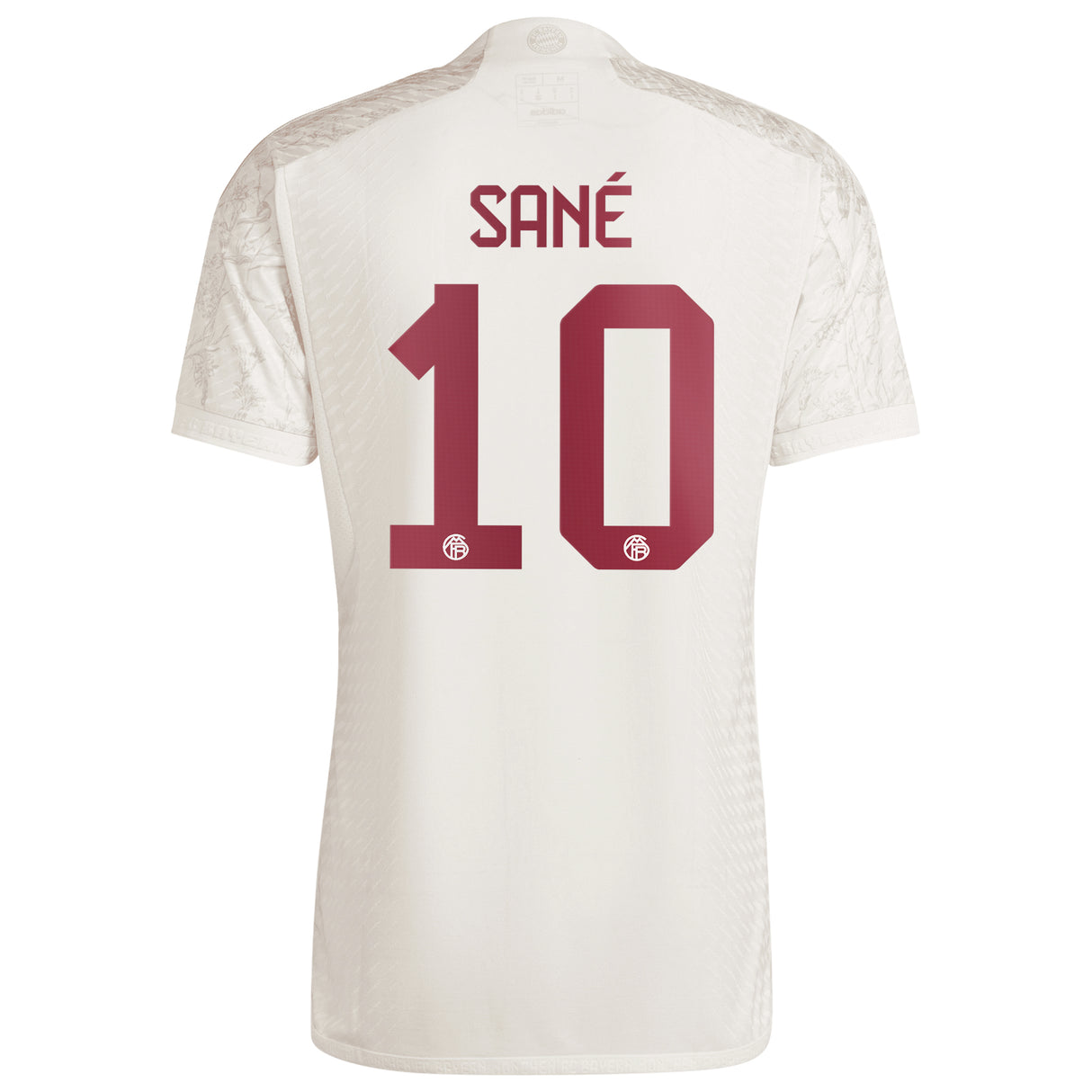 FC Bayern adidas Third Authentic Shirt 2023-24 with Sané 10 printing - Kit Captain