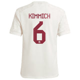 FC Bayern adidas Third Shirt 2023-24 - Kids with Kimmich 6 printing - Kit Captain