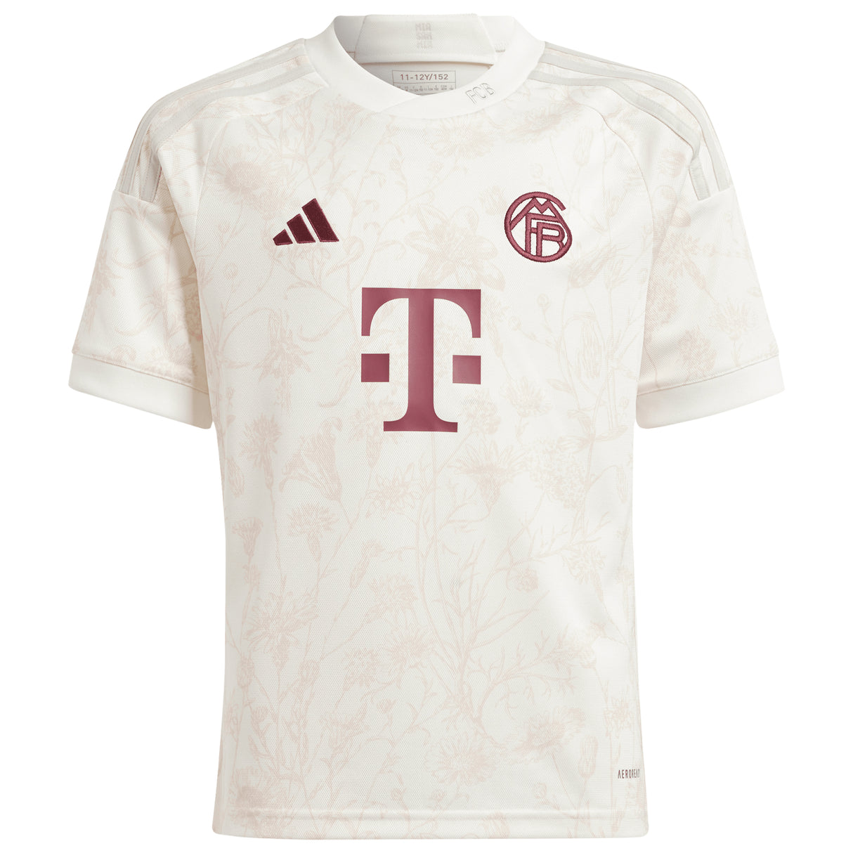 FC Bayern adidas Third Shirt 2023-24 - Kids with De Ligt 4 printing - Kit Captain