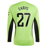 Manchester United WSL adidas Home Goalkeeper Shirt 2023-24 - Long Sleeve with Earps 27 printing - Kit Captain